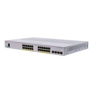 Cisco CBS350-24P-4G 24x GbE PoE+ LAN 4x SFP port L3 menedzselhet? PoE+ switch CBS350-24P-4G-EU 92649577 