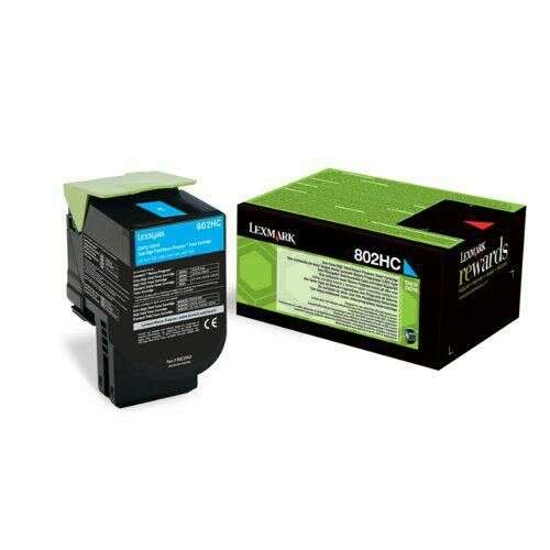 Lexmark 802HC Cyan toner 80C2HCE