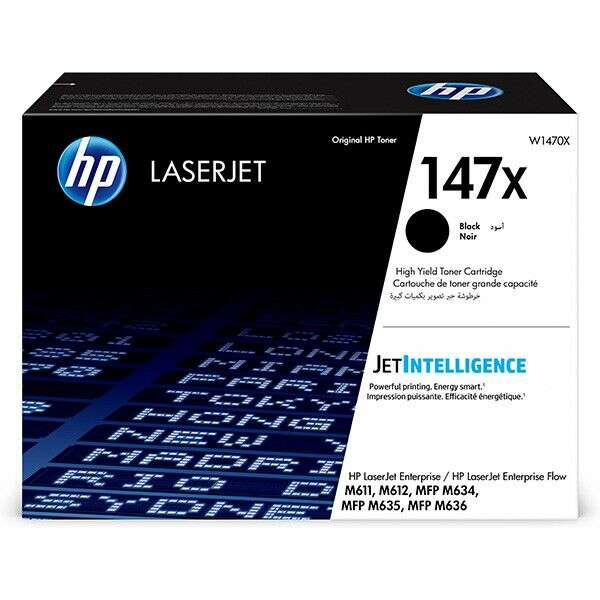 HP 147X Black toner W1470X