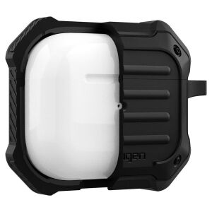 Husă Spigen Tough Armor pentru AirPods 3 cu AirPods - Vedere unghiulară - Spigen Accesorii pentru căști