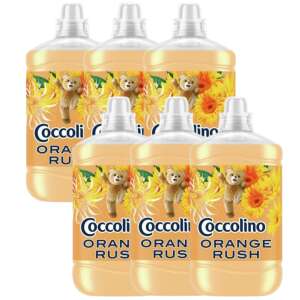 Coccolino Orange Rush Омекотител концентрат 408 пранета 6x1700ml 92697524