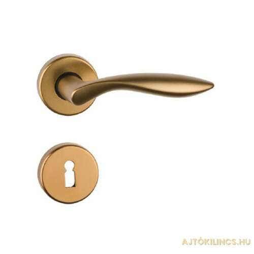 Detroit Körrozettás F4 Alu Bronz WC door handle, bronze finish