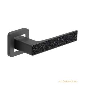 Black door handle with crystal inlay - Construction & Renovation