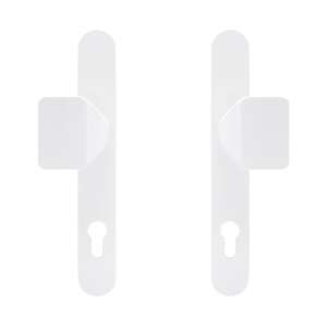 Noel 3 Point Security Door Handle, White, 92mm PZ - Perfekto