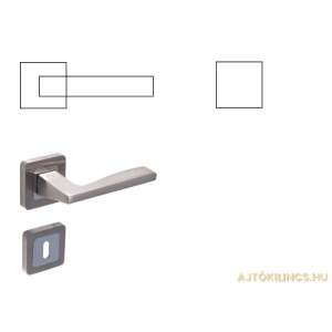 Trend Light Satin Square Rosette Satin Chrome Surface PZ Knob/Lever - Perfekto