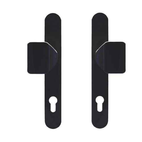 Mânere de ușă de securitate Noel cu 3 puncte, negru, 92mm PZ