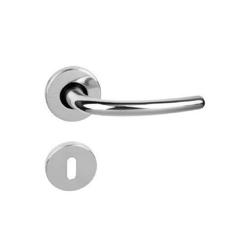 Claudia Körrozettás Kilincs Fényes Króm PZ door handle, chrome finish