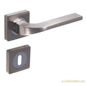 Style Light Négyzetrozettás Szatén Króm Felület Ajtókilincs - Perfekto