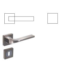 Kľučka dverí Style Light Négyzetrozettás Szatén Króm Felület BB, moderná, štvorcová, saténové chrómové prevedenie - Perfekto Gule a kľučky dverí