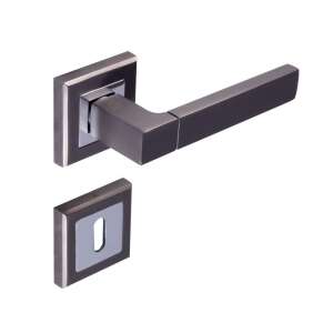 Star Négyzetrozettás Antracit/Grafit Szürke BB Türgriff, modernes Design, einfach zu installieren - Perfekto Türknäufe & Türklinken