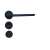 Alpha Round Rosette Black Door Handle 92702092