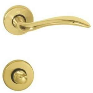 Olive Körrozettás kupferfarbenes WC-Türgriff-Set mit schlanker Rosette - Gomboss Türknäufe & Türklinken