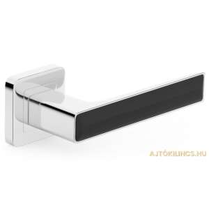 Chrome door handle with black insert - Construction & Renovation
