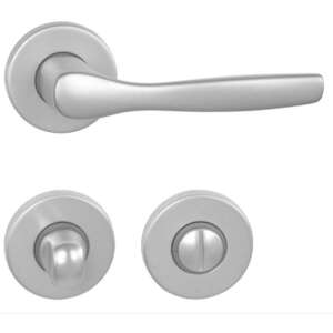 Cala F1 Alu Ezüst Ajtókilincs Szett, modern design, könnyű szerelés, minden típusú ajtóhoz - Perfekto