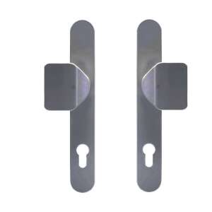 Noel 3-point security door handle, graphite/anthracite, knob/knob, 92mm PZ - Door