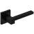 Sapphire Négyzetrozettás Fekete BB door handle, black, square rosette, modern design