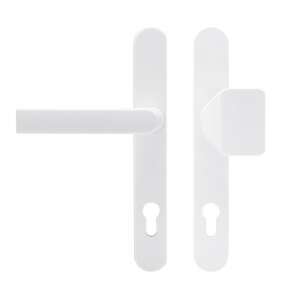 Noel 3 Point Security Door Handle, White, 92mm PZ - Perfekto