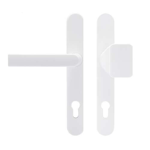 Noel 3 Point Security Door Handle, White, 92mm PZ