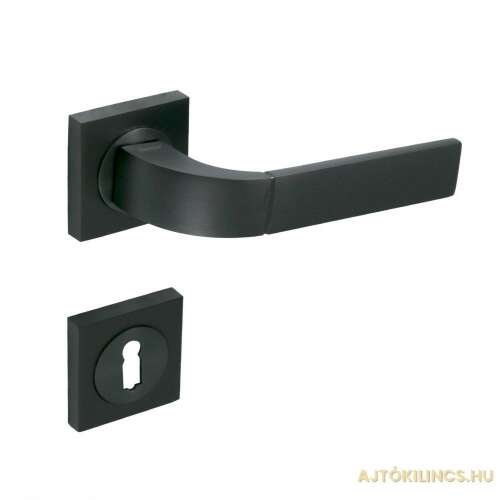 Fox Négyzetrozettás Antracit/Grafit Szürke BB door handle, black, square rosette, modern design