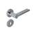 Art Deco "G03" Shiny Chrome Toilet Knob/Handle 92702307