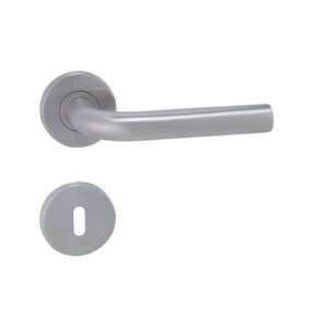 Lisa Stainless Steel Door Handle with Asymmetrical Knob/Lever - Perfekto