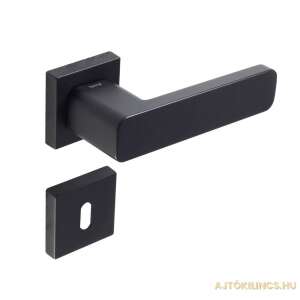 Betty Prémium black square rosette door handle - Forme