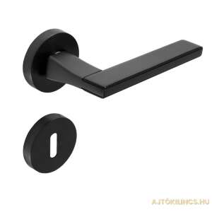Alpha fekete ajtókilincs kulcslyukkal - Perfekto