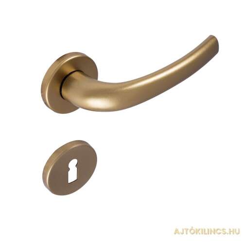 Pira F4 Alu Bronze BB door handle, brushed bronze finish