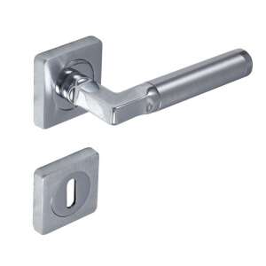 Kľučka dverí Charme štvorcová rozetka lesklý chróm - Výstavba&Renovácia