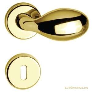 Csepp Aszimmetrikus Gomb BB Réz PZ door handle, gold finish - Gomboss