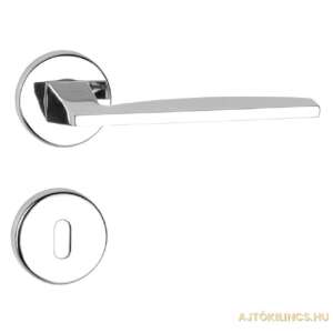 Modena Körrozettás (Light) Fényes Króm WC door handle - Forme