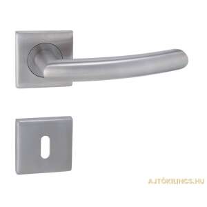 Gina Din Fix Csapos Négyzetrozettás Rozsdamentes Inox BB door handle - Perfekto
