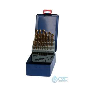 BOHRCRAFT MT13 HSS-TIN fúrókészlet, 1-13mm, 25 darab fém dobozban - Bohrcraft