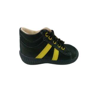 Maus első lépés gyerekcipő, Z17 s .kék neon sárga edzó cipő jellegű fűzős bőr cipő 92715245 