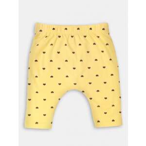 IDEXE szívecske mintás mustársárga leggings - 68 35125001 Gyerek nadrág, leggings