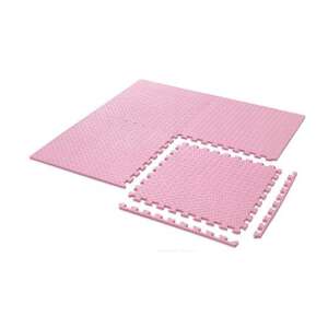 LittleONE by Pepita Veľké prémiové hubové puzzle 120x120cm (4ks 60x60cm) #ružová