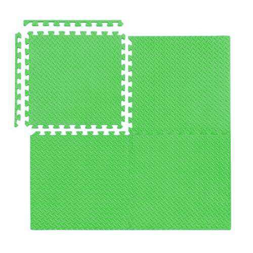 LittleONE by Pepita Puzzle cu burete Premium de dimensiuni mari 120x120cm (4pcs 60x60cm) #green 45807302