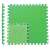 LittleONE by Pepita Puzzle cu burete Premium de dimensiuni mari 120x120cm (4pcs 60x60cm) #green 45807302}
