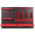 Botle Szerszámfal 64 tartó elemmel 115x78cm #fekete-piros tool organizer wall mounted