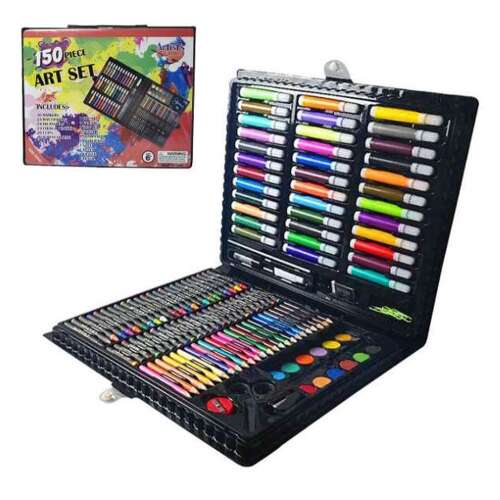 150 részes kreatív festő színező rajzkészlet – fekete (BB-9176)