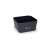 Mikado G008 csalis doboz, fekete műanyag tároló fedéllel, horgászfelszerelés tárolására