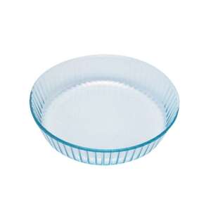 PYREX hőálló üveg kerek sütőforma 26x5,8 cm  2,1 literes
