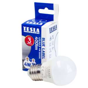 LED žiarovka Tesla, E27, 4W, 3000K, teplá biela, 400lm, 180° - Lampy&osvetlenie