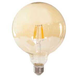 Tesla - LED GLOBE G125 VINTAGE крушка, E27, 4W, 230V, 380lm, 2400K, 360°, кехлибар