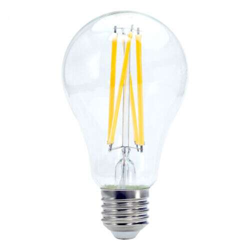 LED крушка Tesla Retro Filament, E27, 11W, 230V, 1521lm, 2700K, 360°, прозрачна