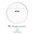 Tesla RoboStar iQ100 white robot vacuum cleaner compatible with Google Assistant and Amazon Alexa