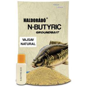 Haldorádó N-Butyric Groundbait Vajsav Natural, 800g-os csomag N-Butyric savval, pontyhorgász etetőanyag - Morzsa