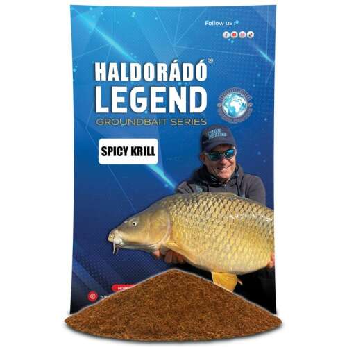 Haldorádó Legend Groundbait Spicy Krill, ponty horgászati etetőanyag