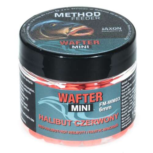 Jaxon Method Feeder Wafter Mini Halibut Red 6mm 15g - Wafter