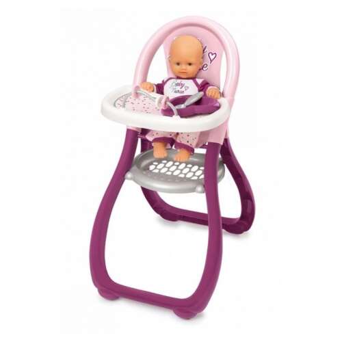Smoby Baby Krankenschwester Spiel Puppe Fütterung Stuhl mit Zubehör #lila-rosa 35153834